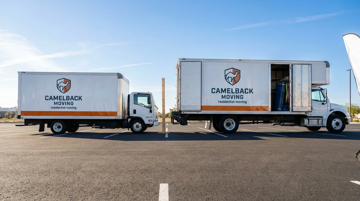Moving truck size capacity guide in Glendora